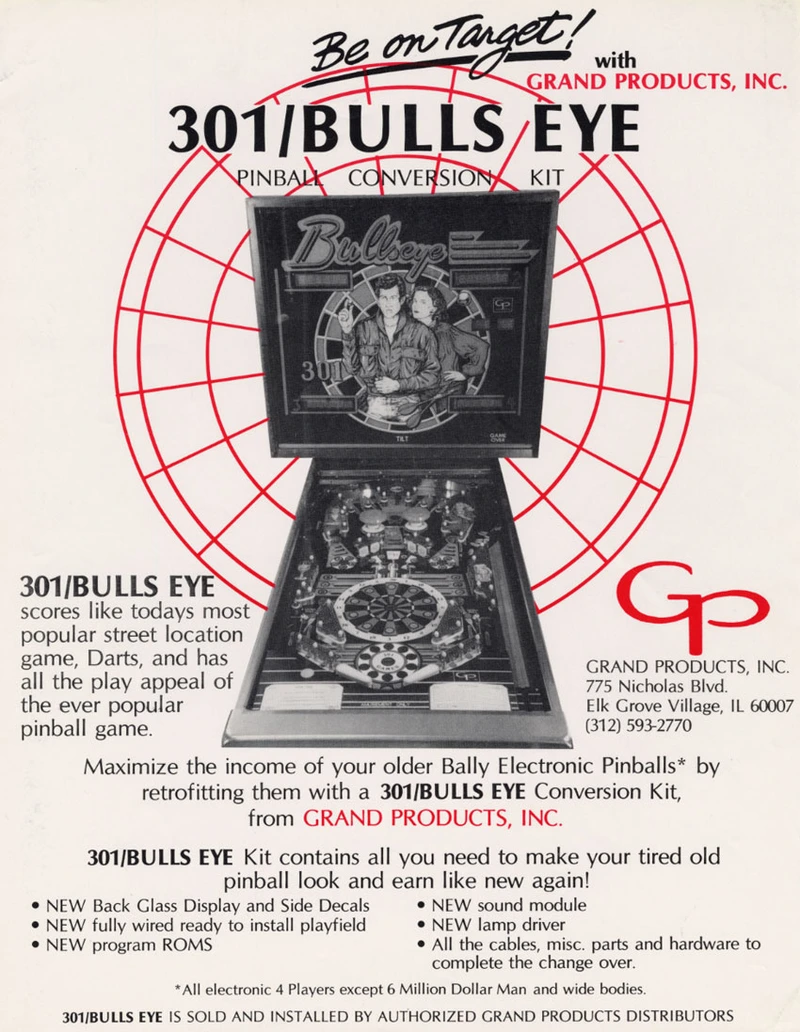 Dépliant pour 301/Bullseye