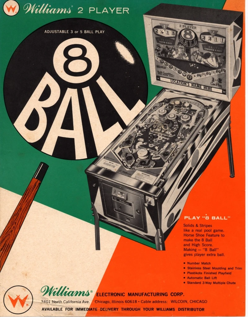 Dépliant pour 8 Ball