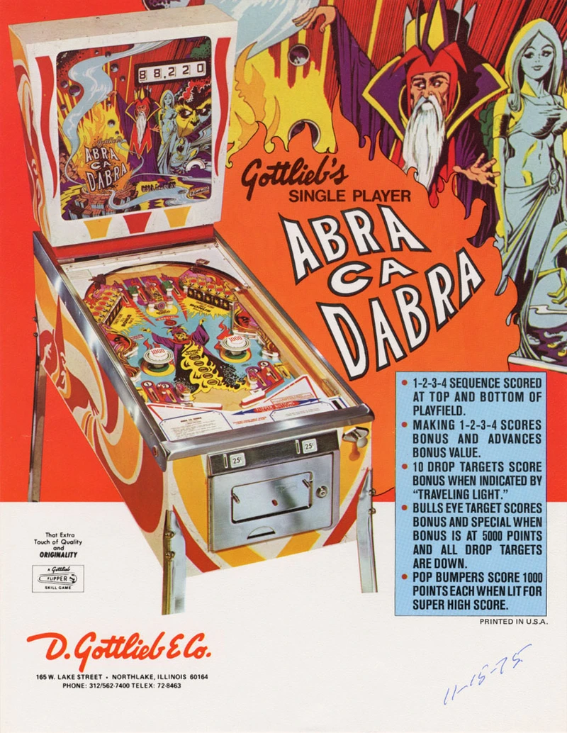 Flyer for Abra Ca Dabra