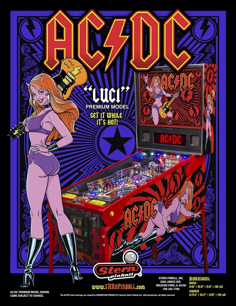 Flyer for AC/DC (LUCI)
