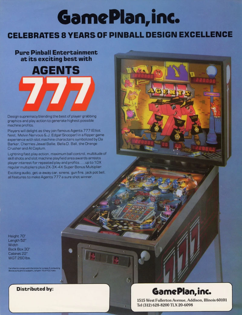 Flyer for Agents 777