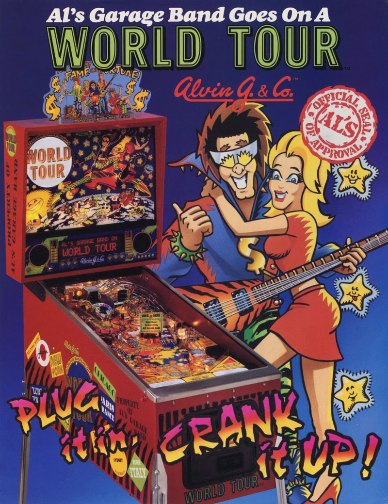 Dépliant pour Al's Garage Band goes on a World Tour
