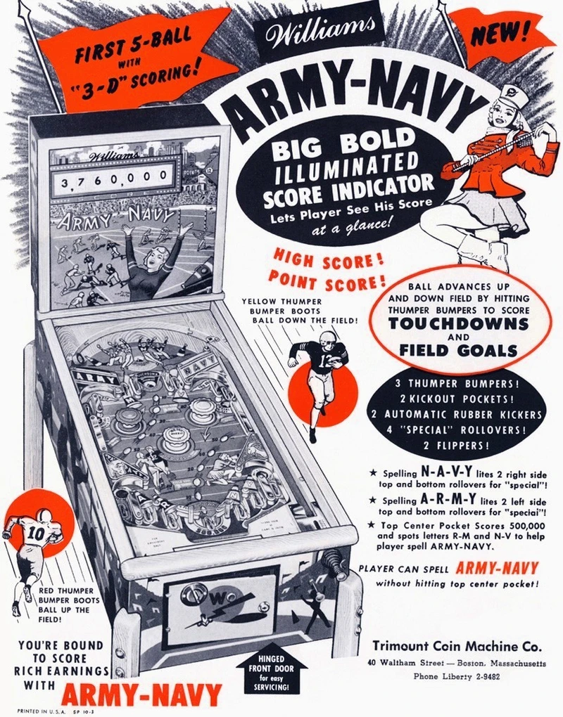 Flyer for Army Navy