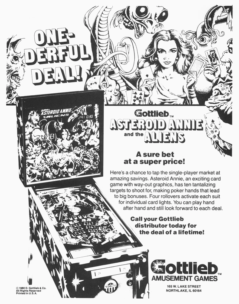 Flyer for Asteroid Annie and the Aliens