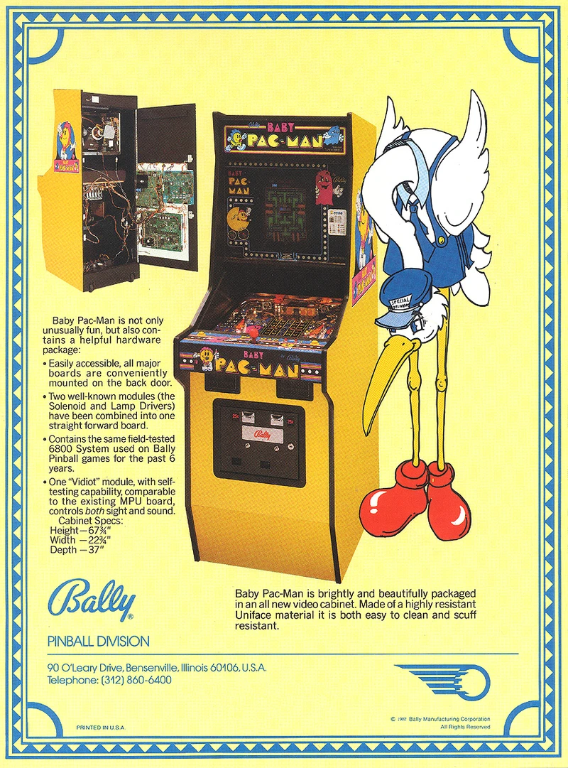 Flyer for Baby Pac-Man