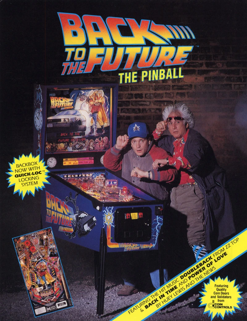 Flyer for Back to the Future