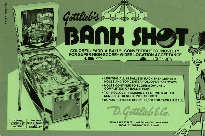 Flyer for Bank Shot