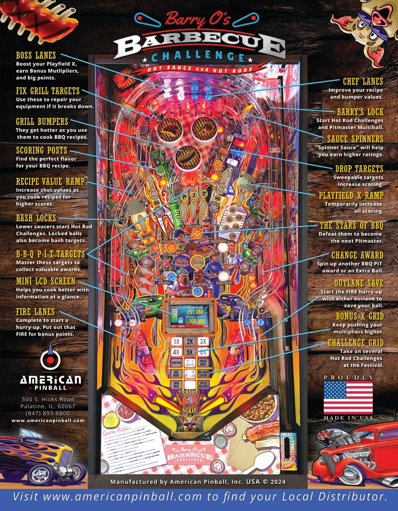 Flyer for Barry O's Barbecue Challenge (LE)