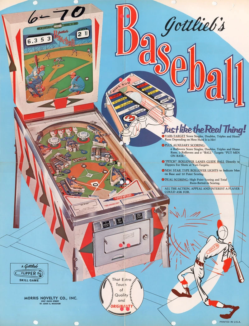 Dépliant pour Baseball