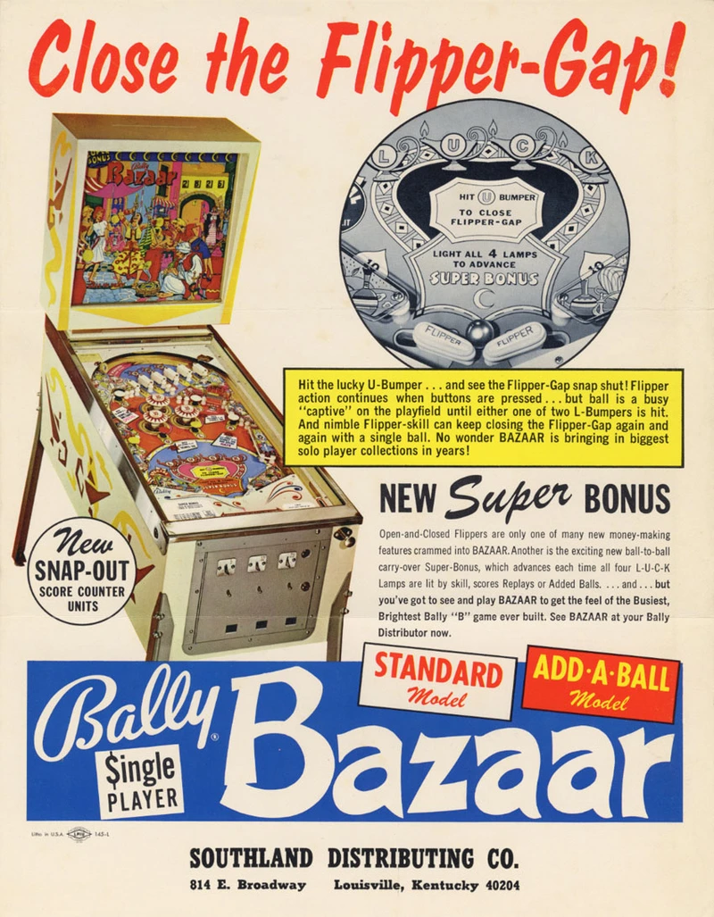 Dépliant pour Bazaar