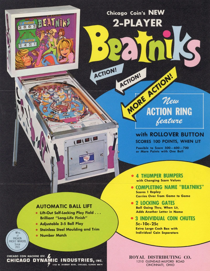 Flyer for Beatniks