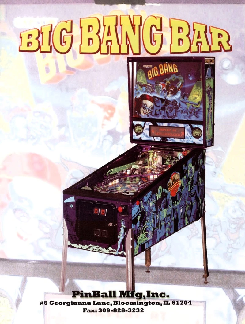 Flyer for Big Bang Bar