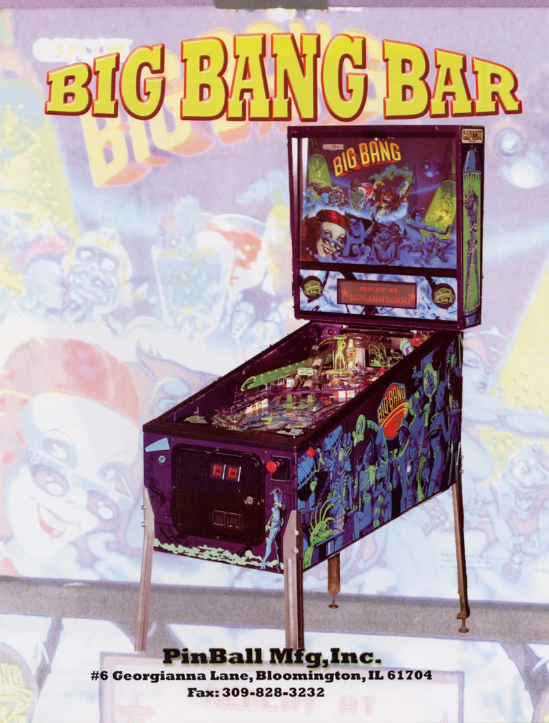 Dépliant pour Big Bang Bar