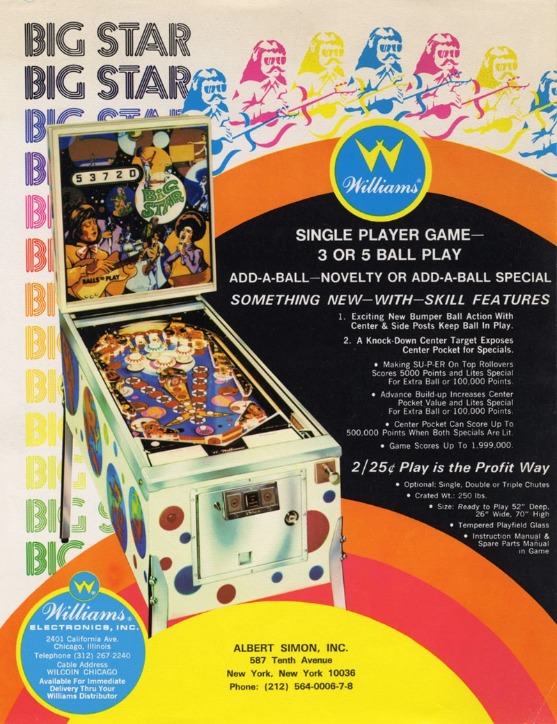 Dépliant pour Big Star