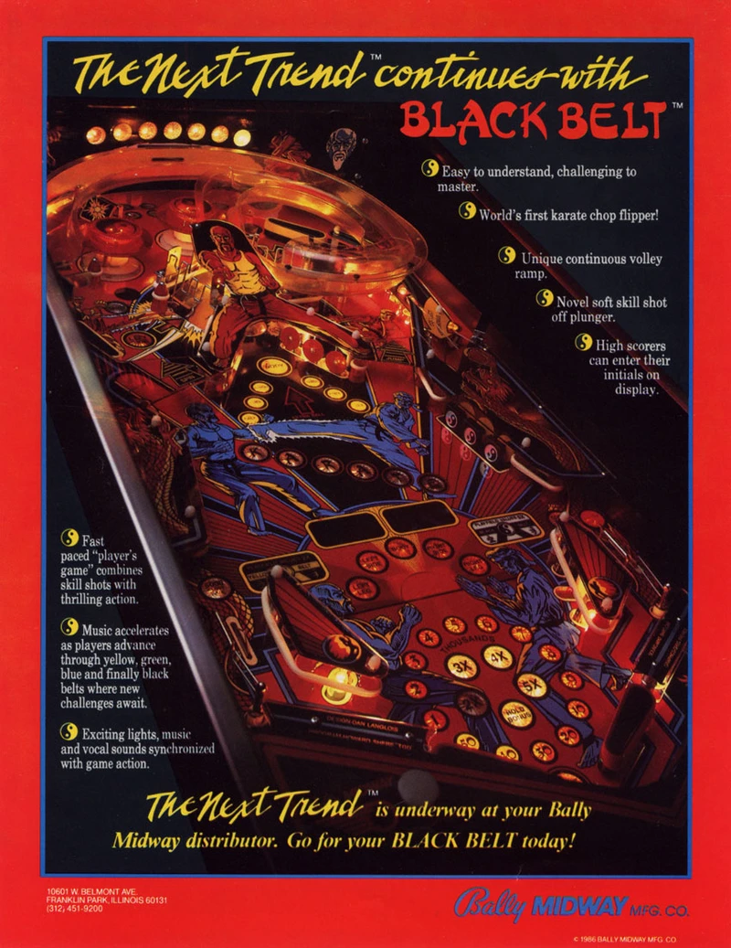 Dépliant pour Black Belt