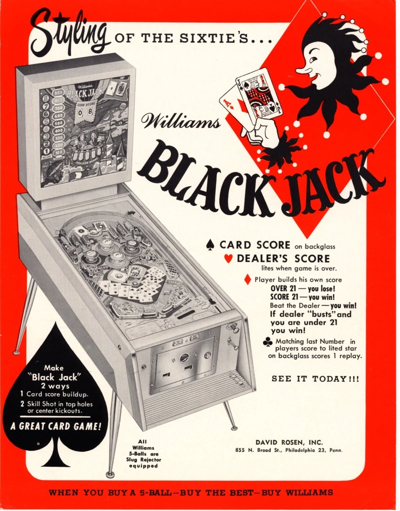 Dépliant pour Black Jack