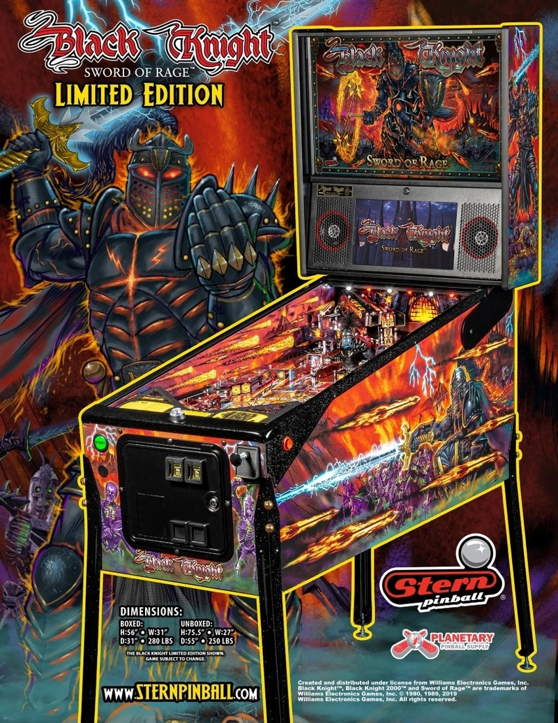 Flyer for Black Knight: Sword of Rage (LE)