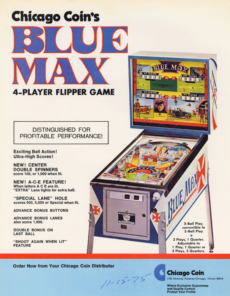 Flyer for Blue Max