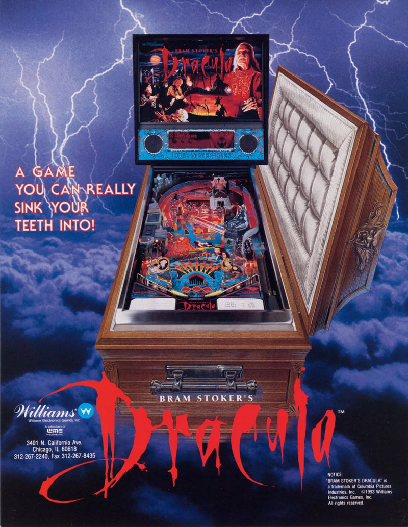 Flyer for Bram Stoker's Dracula