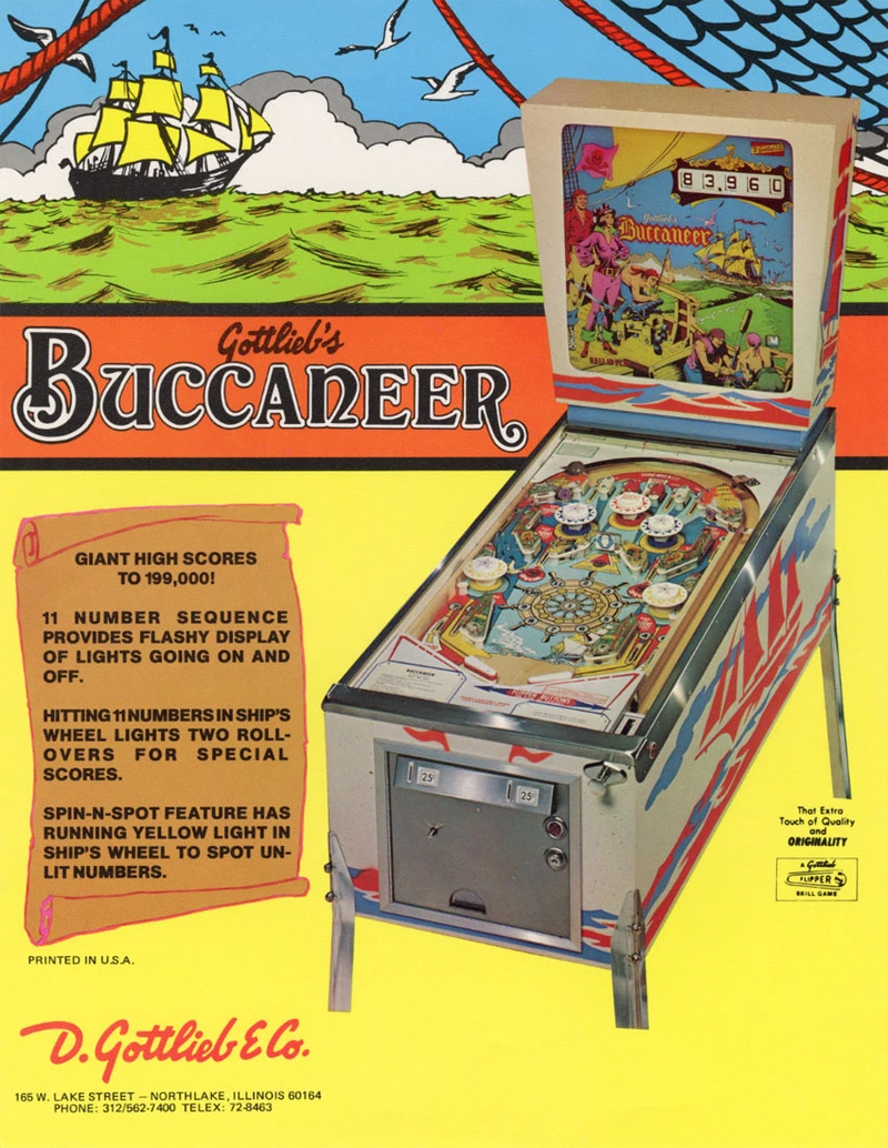Flyer for Buccaneer