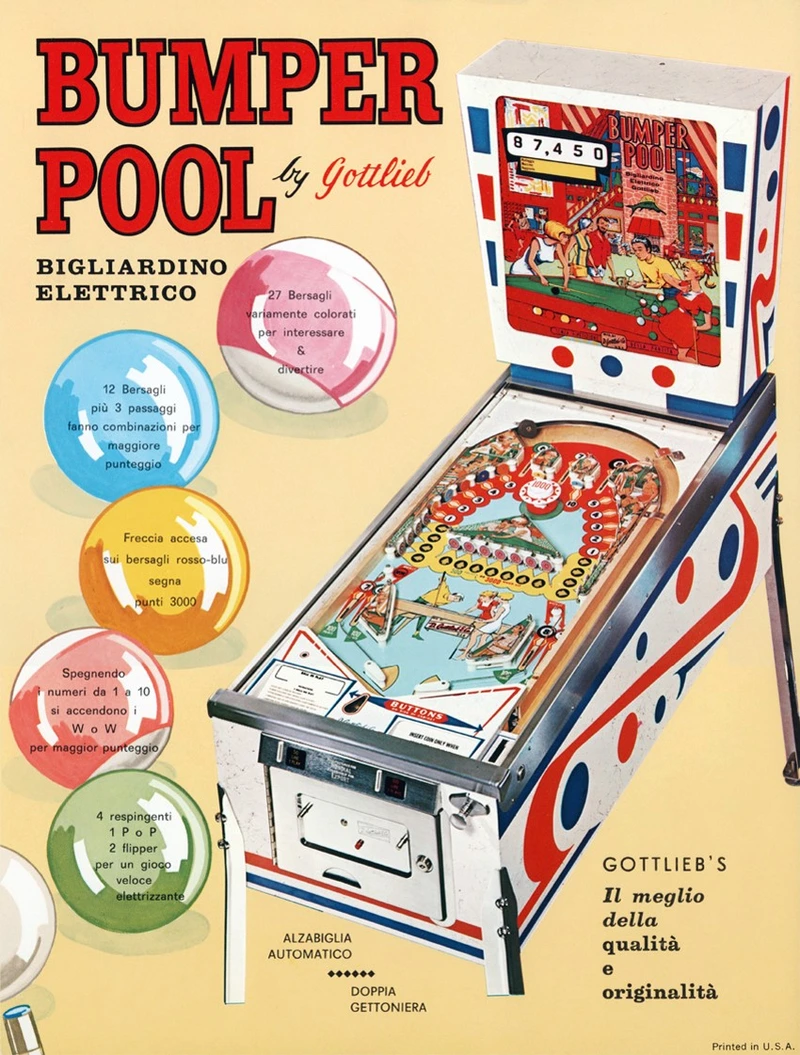 Flyer for Bumper Pool