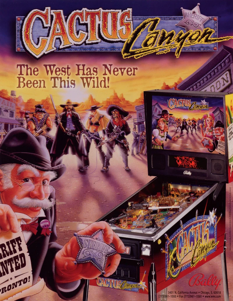 Flyer for Cactus Canyon