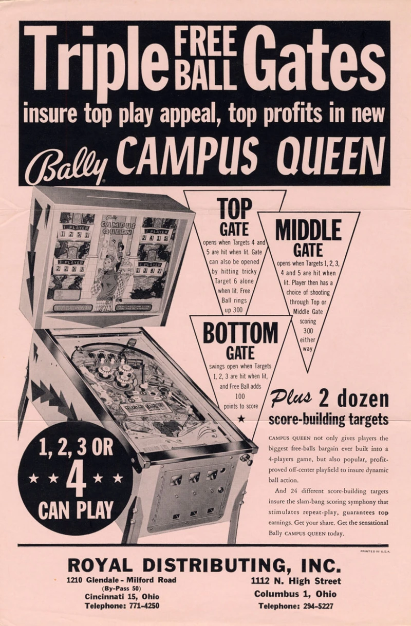 Flyer for Campus Queen