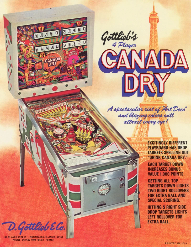 Flyer for Canada Dry