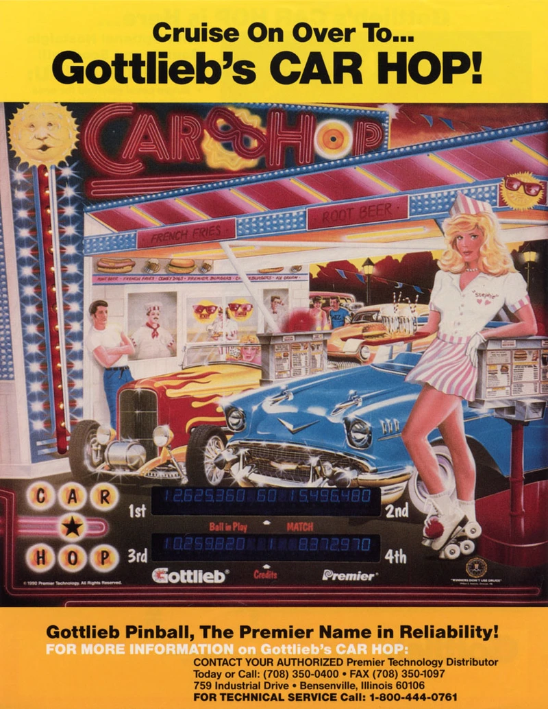 Flyer for Car Hop