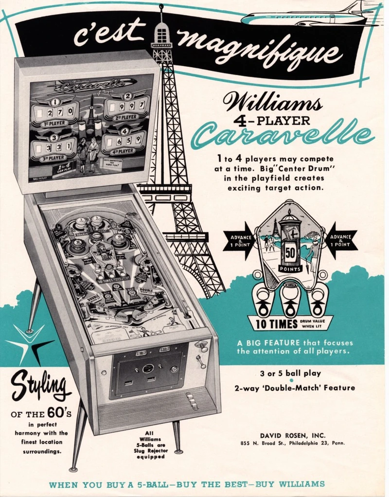 Dépliant pour Caravelle