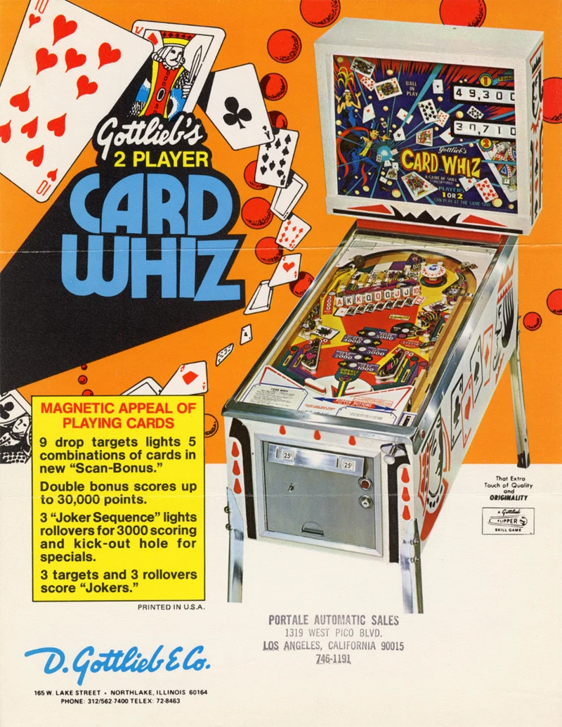 Dépliant pour Card Whiz