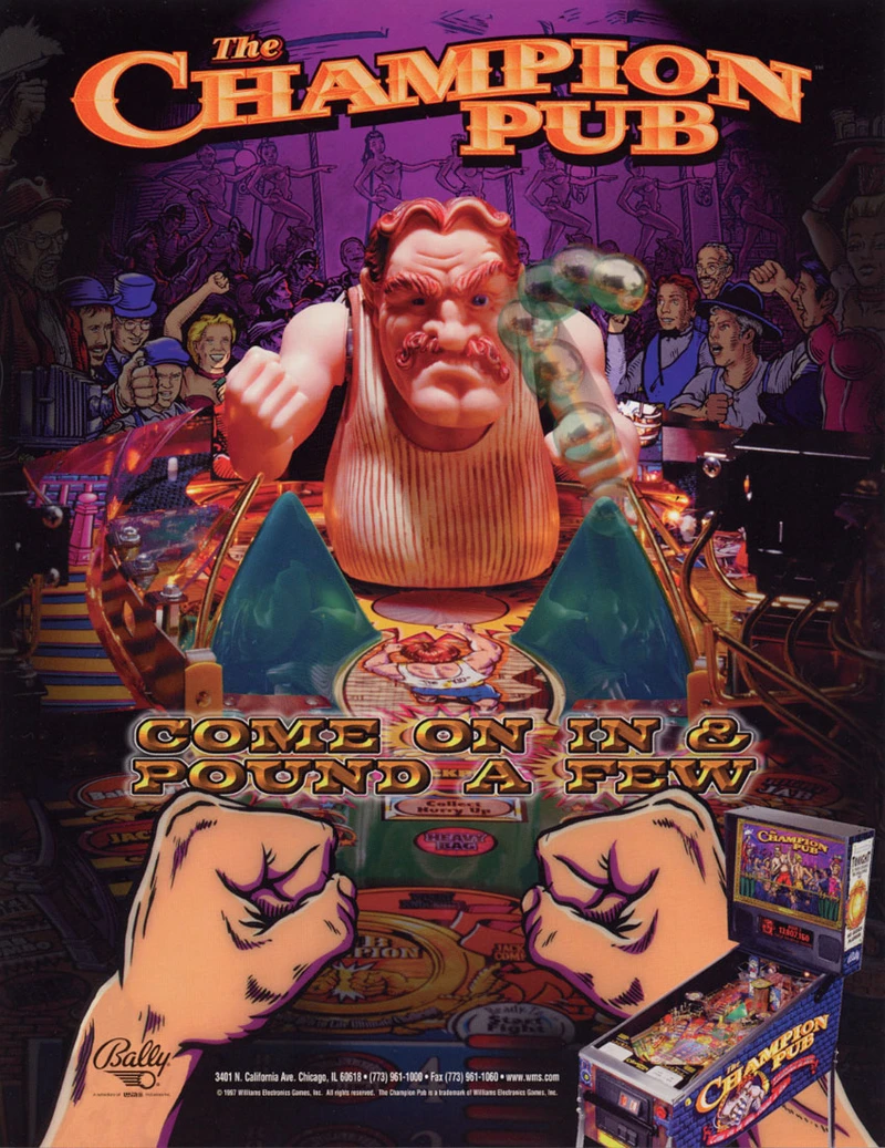 Flyer for Champion Pub