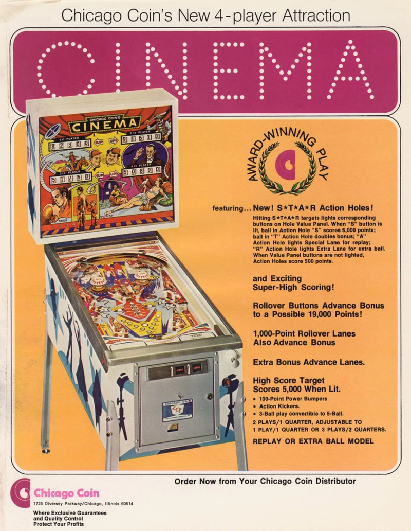 Dépliant pour Cinema