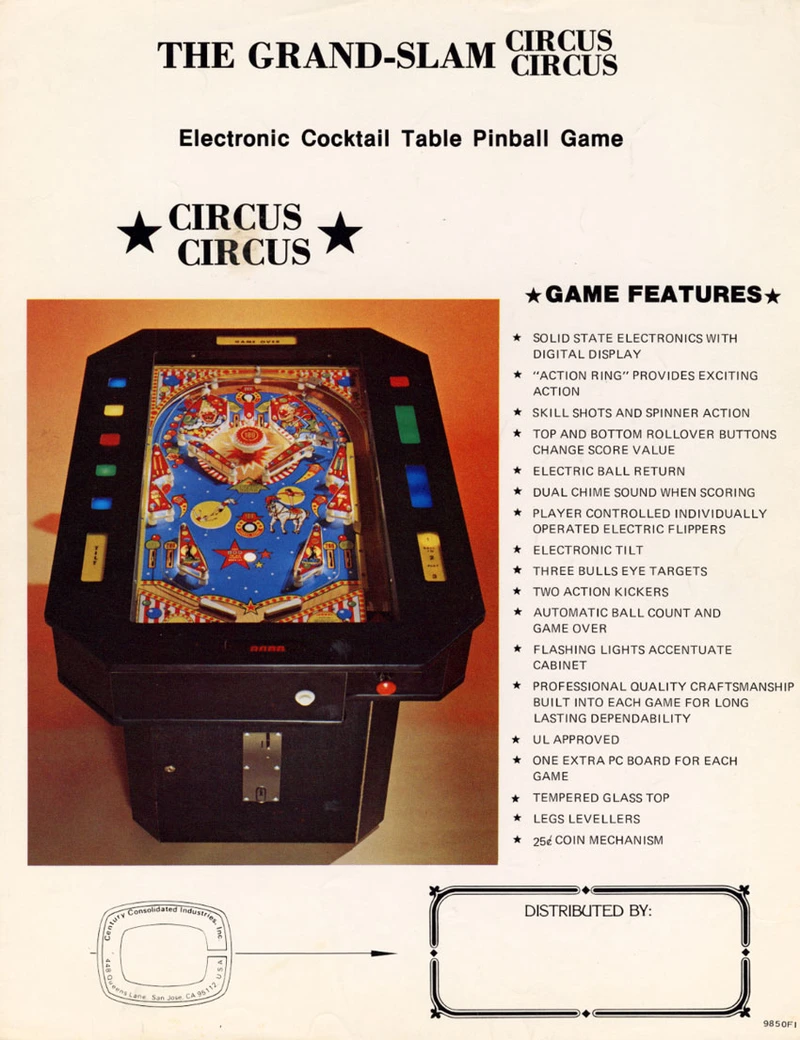 Flyer for Circus Circus