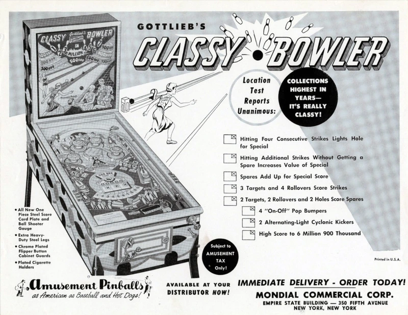 Flyer for Classy Bowler