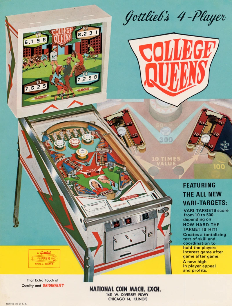 Flyer for College Queens