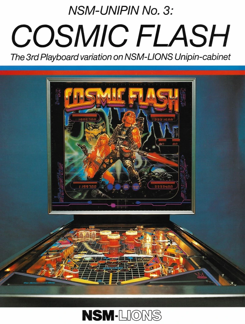 Dépliant pour Cosmic Flash