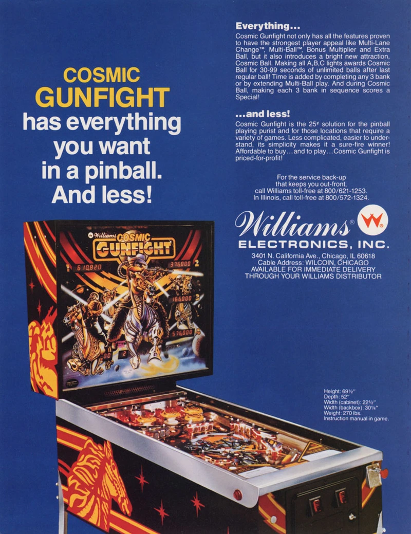 Flyer for Cosmic Gunfight