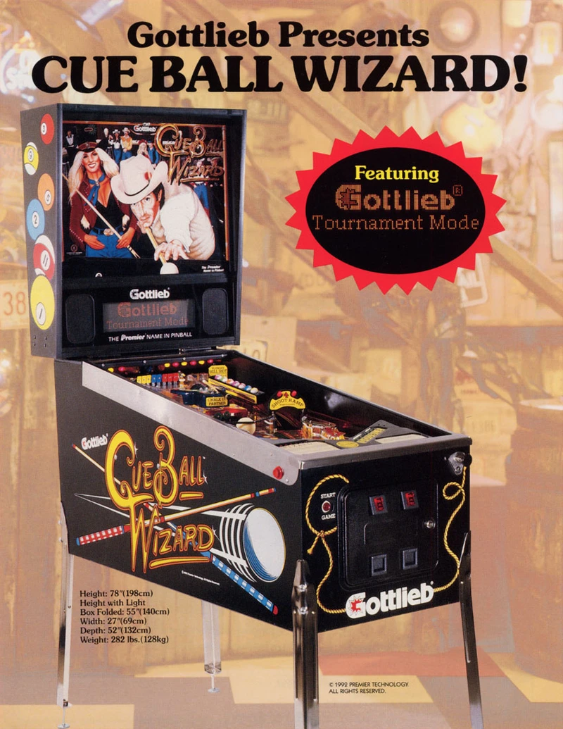 Flyer for Cue Ball Wizard