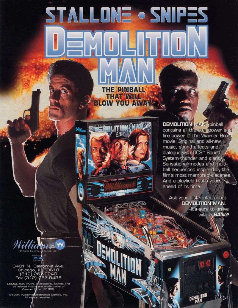 Flyer for Demolition Man