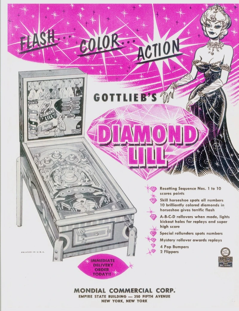 Flyer for Diamond Lill