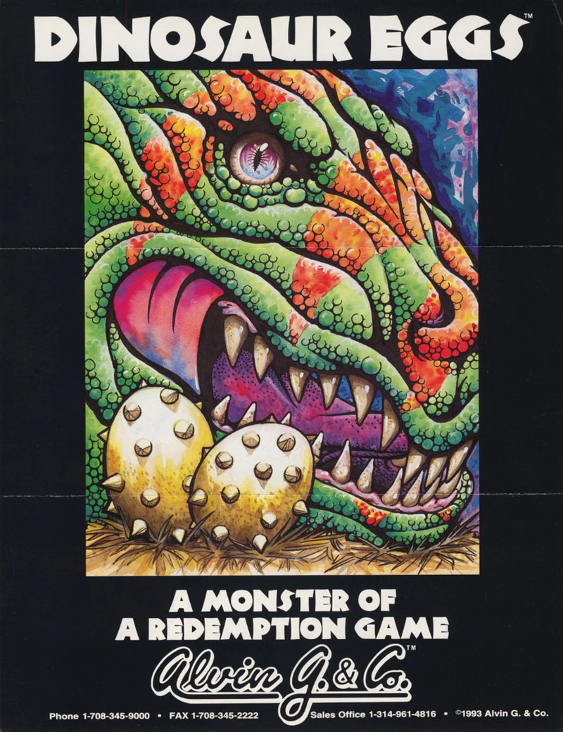 Flyer for Dinosaur Eggs