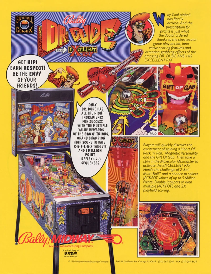 Flyer for Dr. Dude And His Excellent Ray