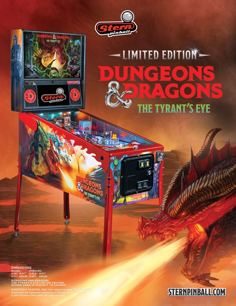Flyer for Dungeons & Dragons: The Tyrant's Eye (LE)