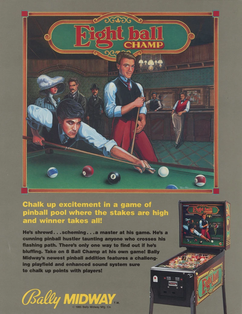 Flyer for Eight Ball Champ