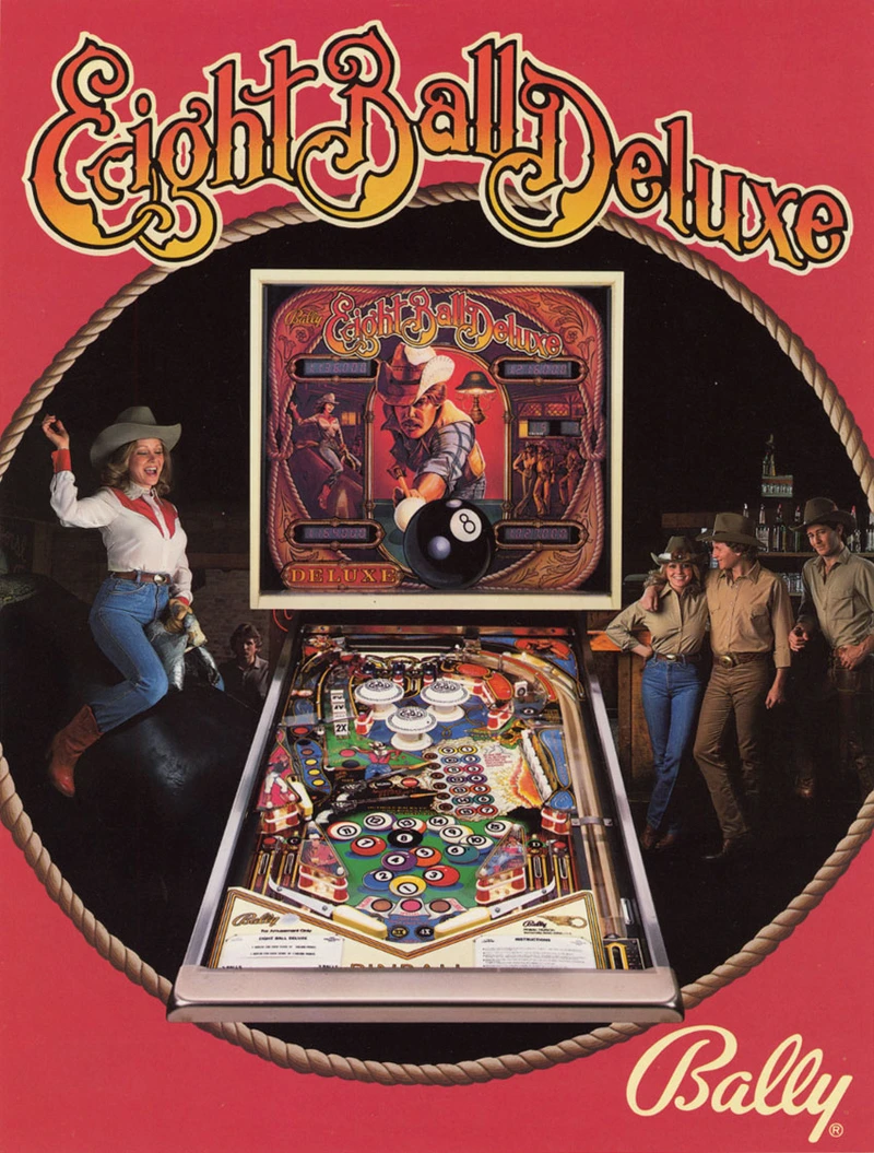 Flyer for Eight Ball Deluxe
