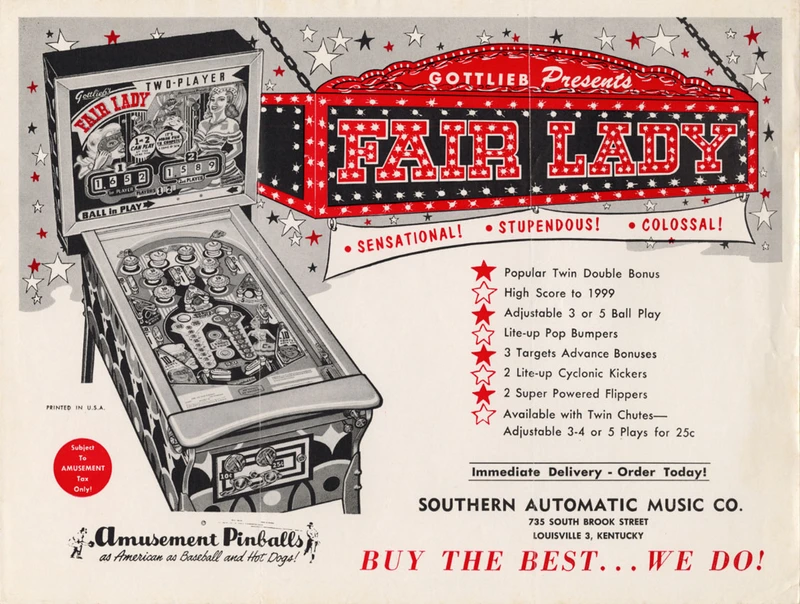 Flyer for Fair Lady