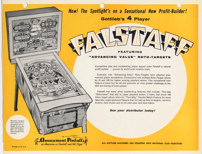 Flyer for Falstaff