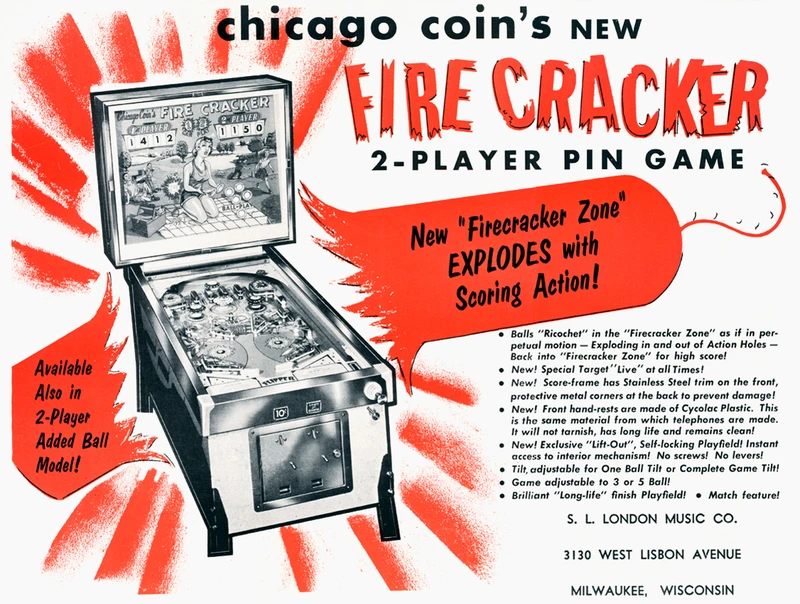 Dépliant pour Fire Cracker