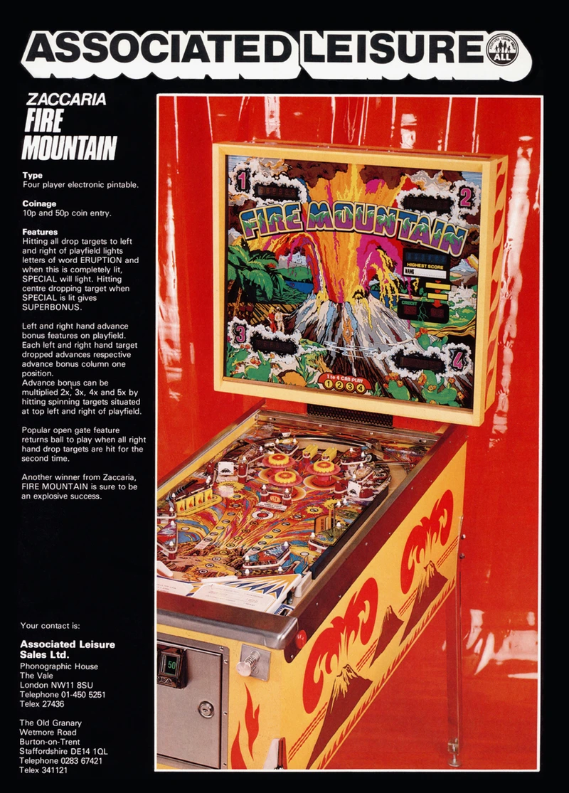 Dépliant pour Fire Mountain